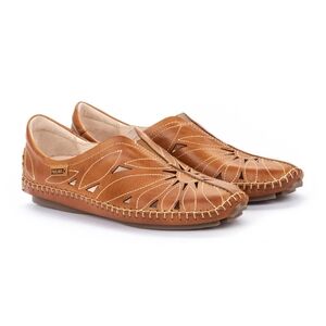 Brand New Pikolinos Jerez leather moccasin in brandy color, size 39 Euro 8.5 US